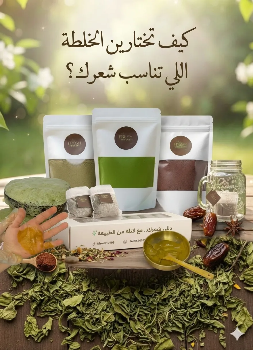 كيف تختارين الخلطة اللي تناسب شعرك؟